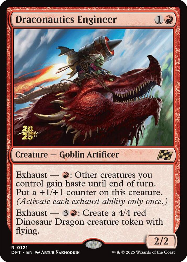 0121 Draconautics Engineer R Prerelease Cards