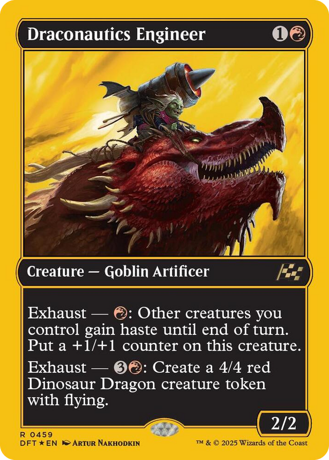 0459 Draconautics Engineer (First-Place Foil) R Aetherdrift