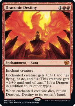 0130 Draconic Destiny M The Brothers' War