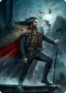 Dracula, Blood Immortal Art Card #71 S - Art Series: Innistrad: Crimson Vow Pokemon card