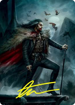 0071 Dracula, Blood Immortal Art Card (Gold-Stamped Signature) S Art Series: Innistrad: Crimson Vow