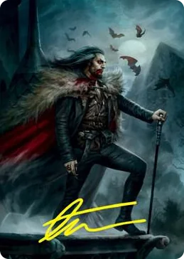 0071 Dracula, Blood Immortal Art Card (Gold-Stamped Signature) S Art Series: Innistrad: Crimson Vow