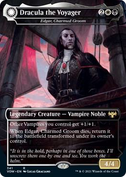 0341 Dracula the Voyager - Edgar, Charmed Groom R Innistrad: Crimson Vow