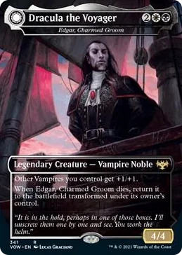 0341 Dracula the Voyager - Edgar, Charmed Groom R Innistrad: Crimson Vow