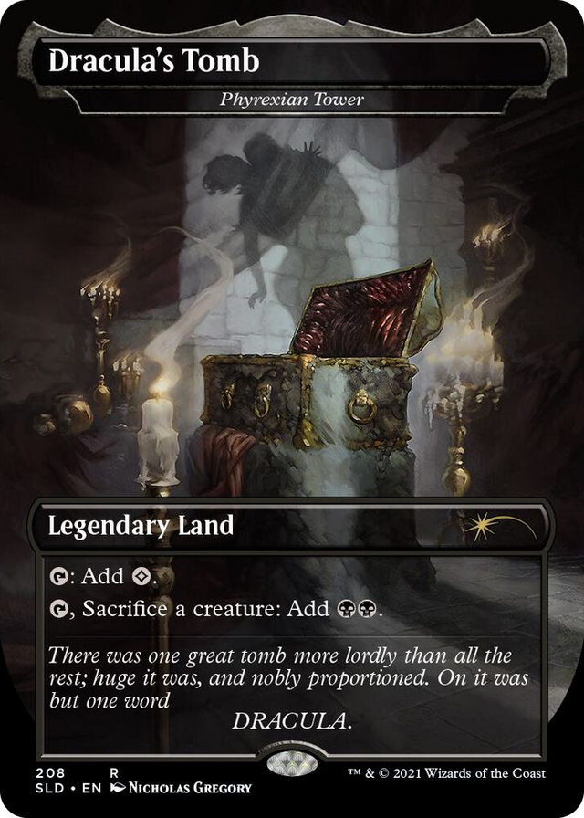 0208 Dracula's Tomb - Phyrexian Tower R Secret Lair Drop Series