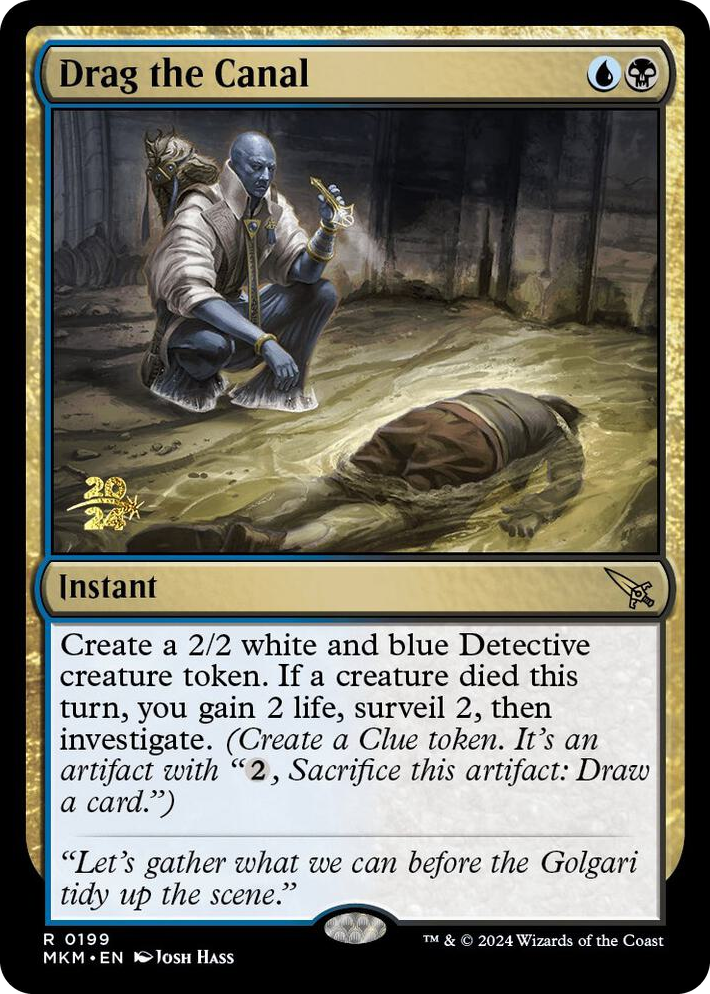 0199 Drag the Canal R Prerelease Cards
