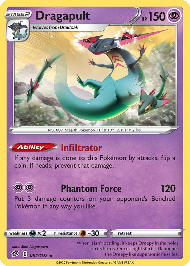 0091 Dragapult Rare Deck Exclusives