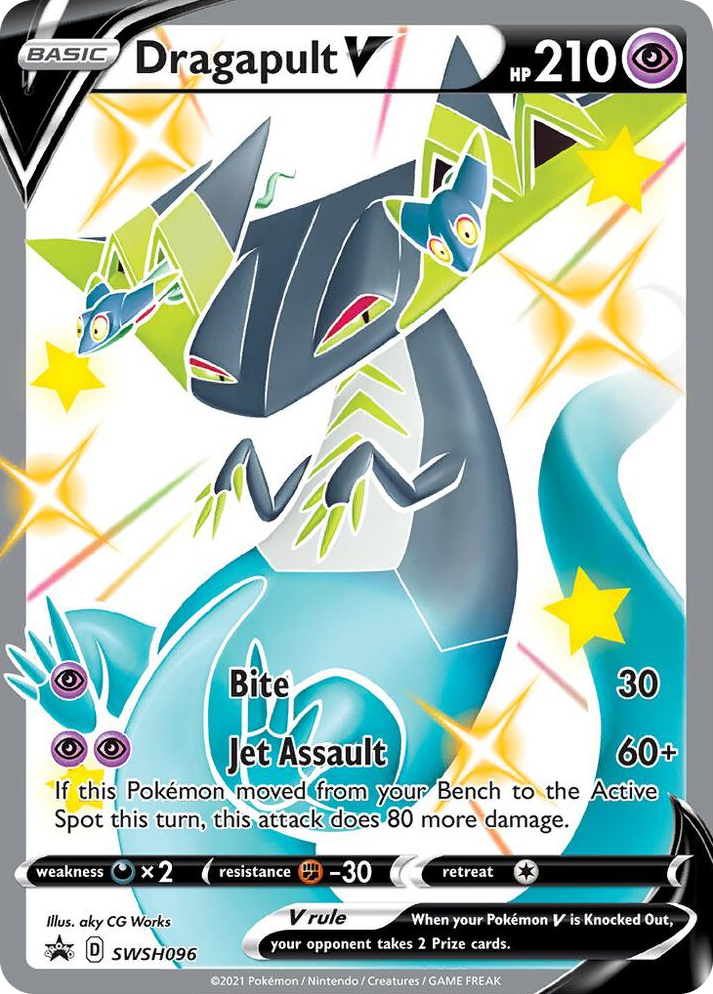 0096 Dragapult V - SWSH096 Promo Sword & Shield Promo Cards