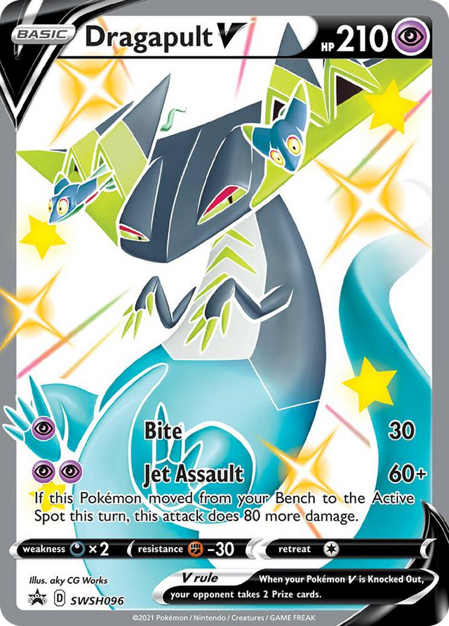 0096 Dragapult V - SWSH096 Promo Sword & Shield Promo Cards