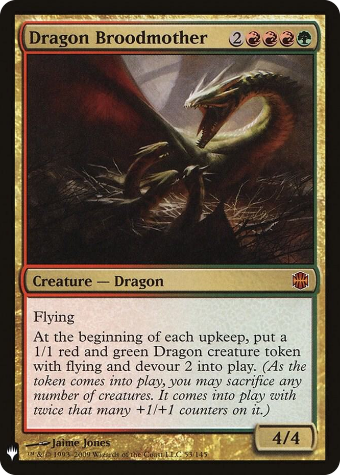 Dragon Broodmother #53 M - The List Reprints Pokemon card