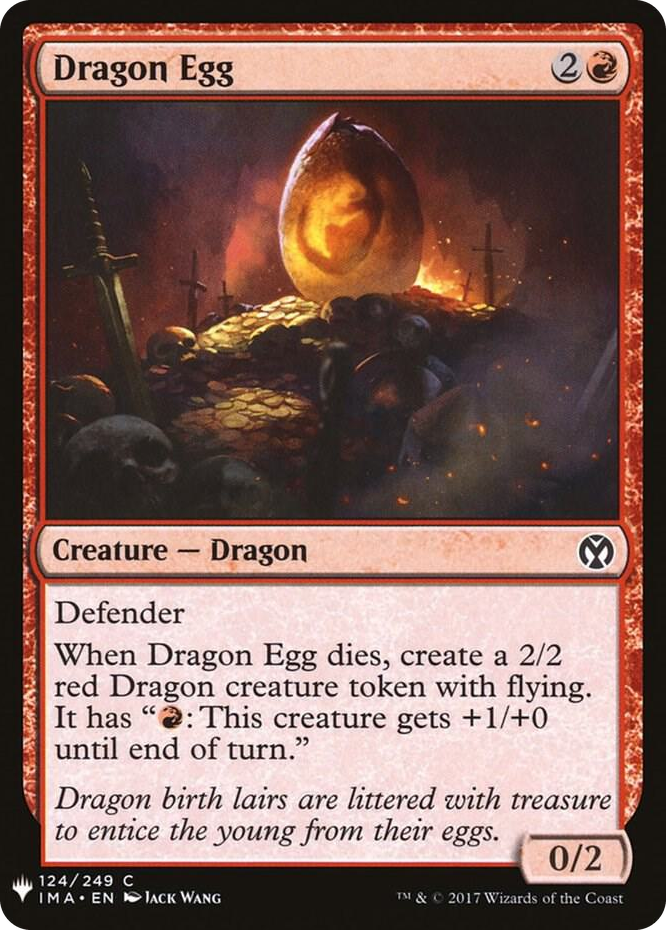 0124 Dragon Egg C The List Reprints