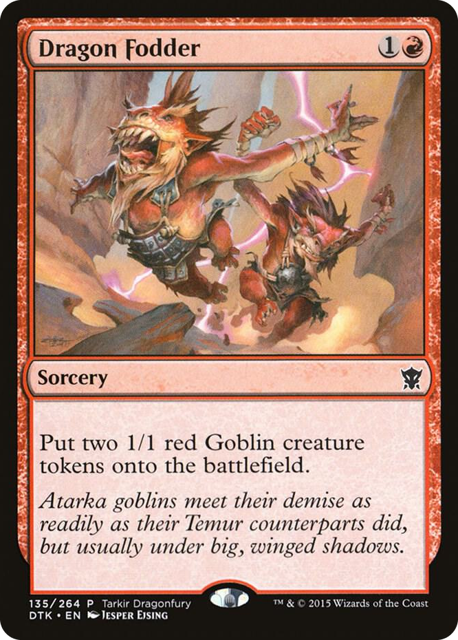 0135 Dragon Fodder C Tarkir Dragonfury Promos