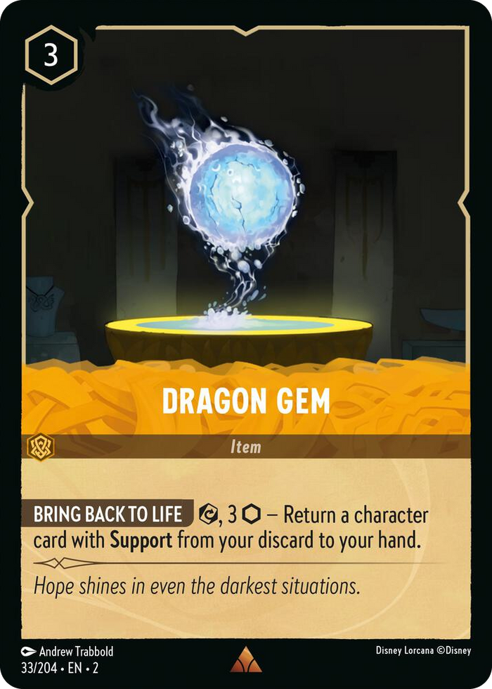 0033 Dragon Gem Rare Rise of the Floodborn