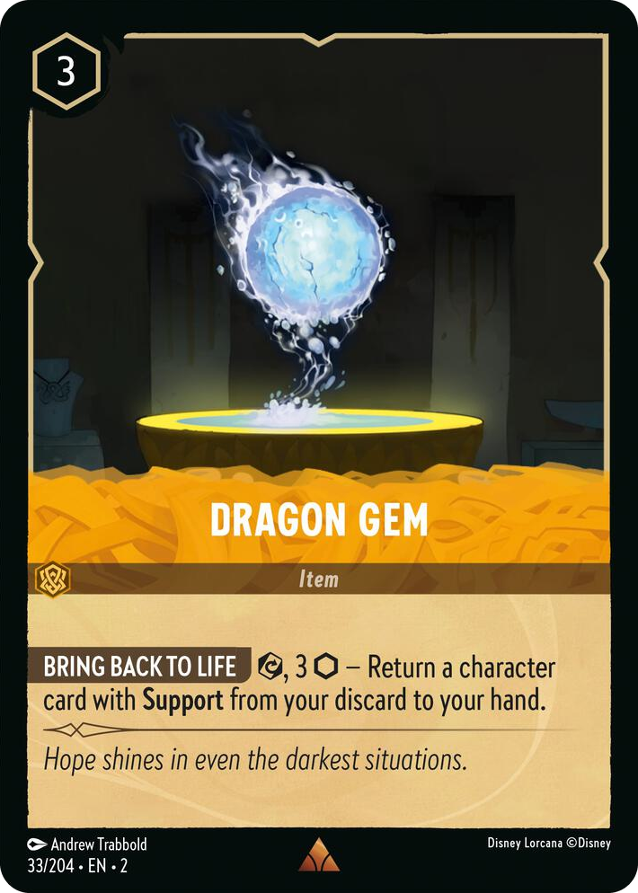 0033 Dragon Gem Rare Rise of the Floodborn