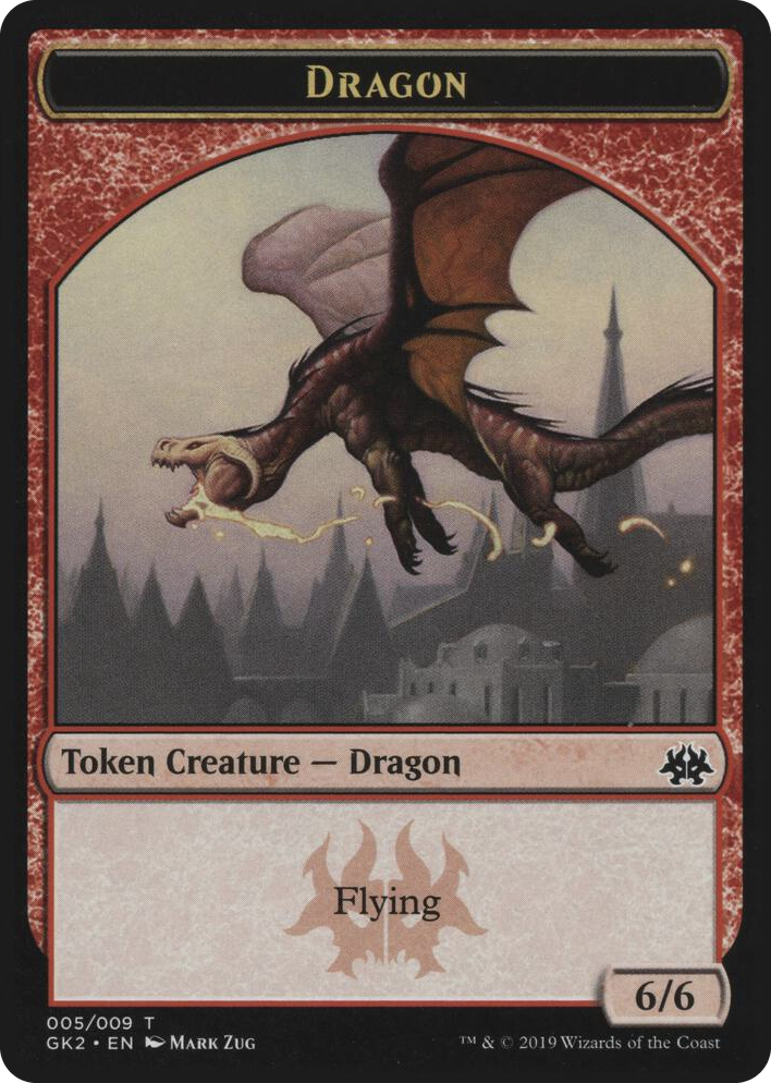 0005 Dragon // Goblin Double-Sided Token T Ravnica Allegiance: Guild Kits