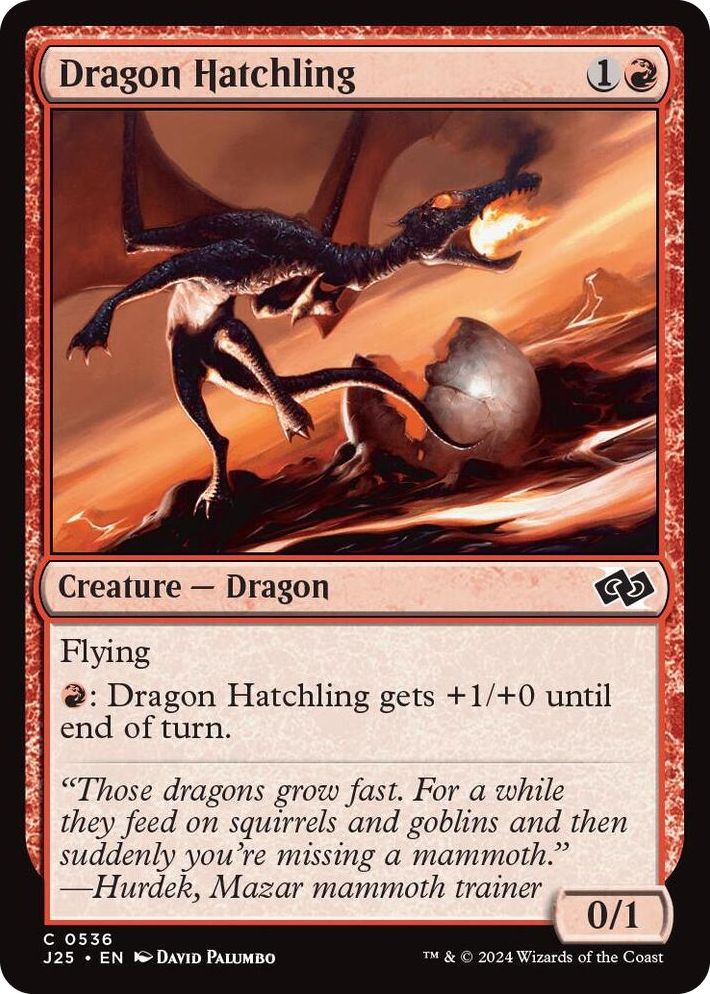 0536 Dragon Hatchling C Foundations Jumpstart