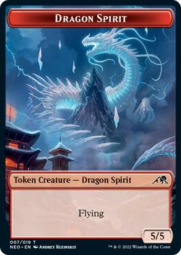 0007 Dragon Spirit Token T Kamigawa: Neon Dynasty