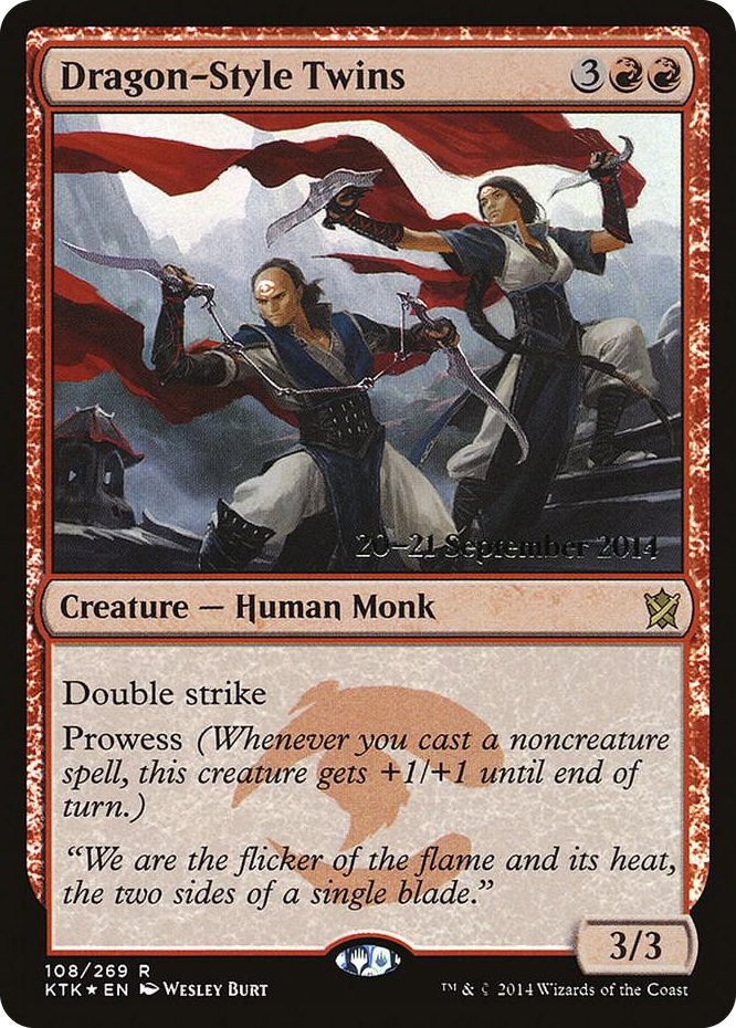 Dragon-Style Twins #108 R - Prerelease Cards Pokemon card