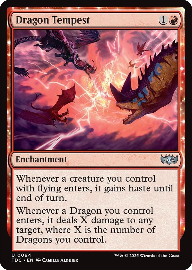0094 Dragon Tempest U Commander: Tarkir: Dragonstorm