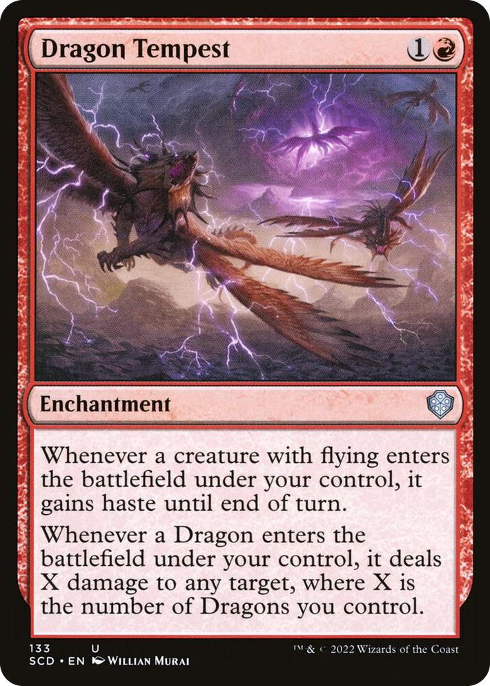 0133 Dragon Tempest U Starter Commander Decks
