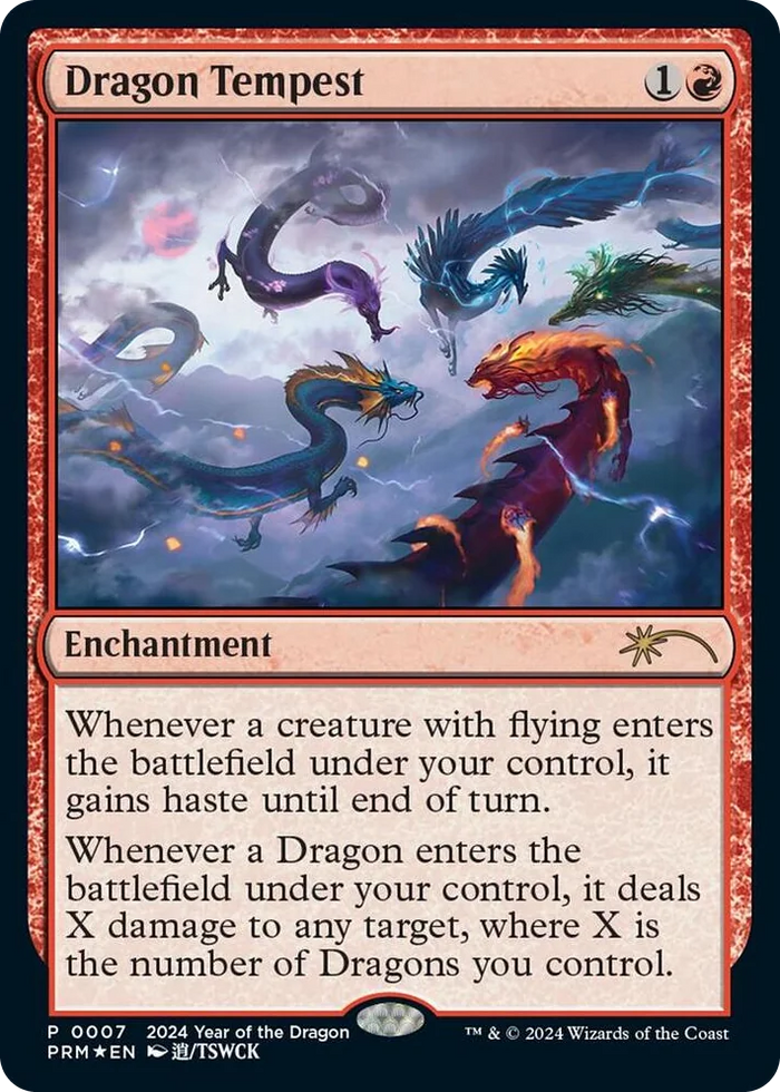 0007 Dragon Tempest (Year of the Dragon 2024) R Standard Showdown Promos