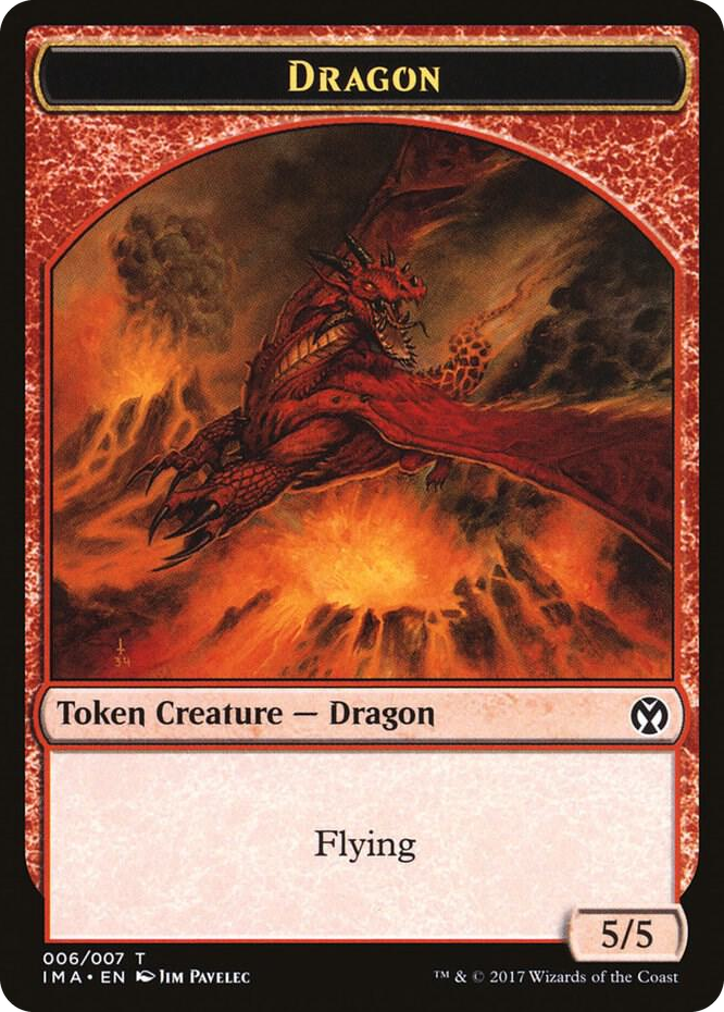 0006 Dragon Token (006) T Iconic Masters