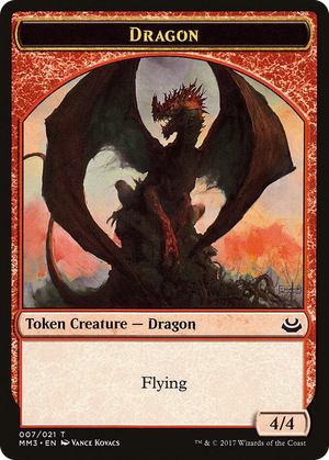 0007 Dragon Token T Modern Masters 2017