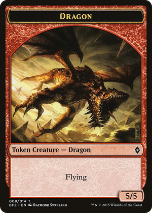 0008 Dragon Token T Battle for Zendikar