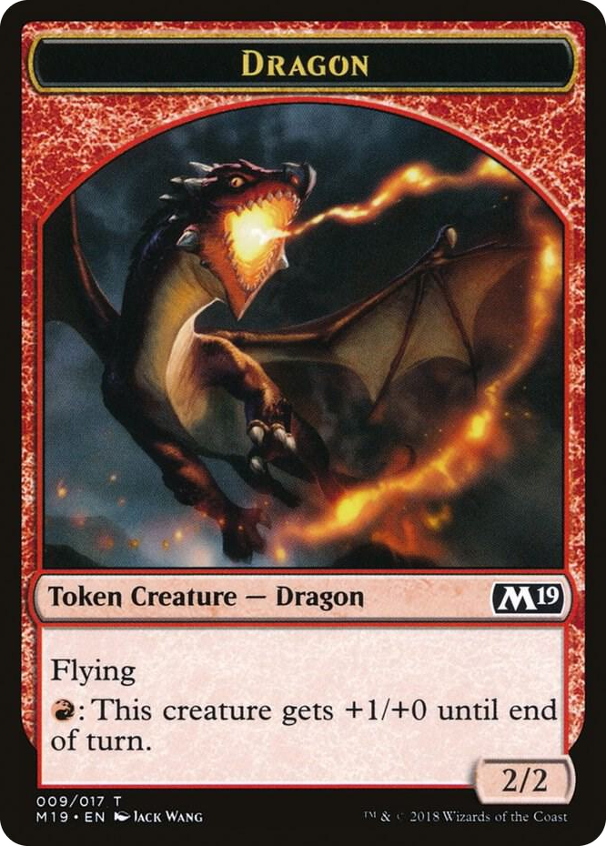 0009 Dragon Token (009) T Core Set 2019