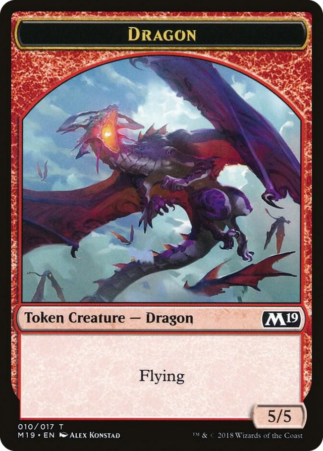 0010 Dragon Token (010) T Core Set 2019