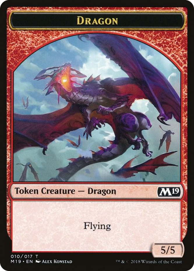 0010 Dragon Token (010) T Core Set 2019