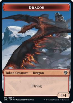 0010 Dragon Token T Dominaria United