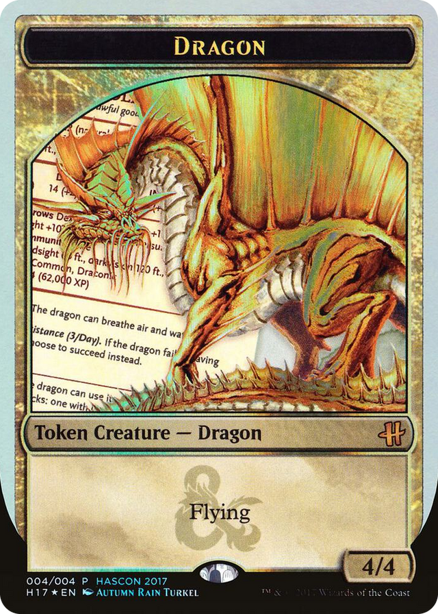 0004 Dragon Token (Gold) P Media Promos