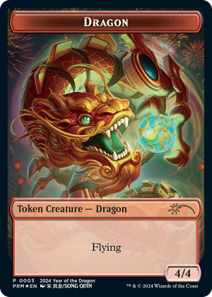 0003 Dragon Token (Year of the Dragon 2024) P Standard Showdown Promos