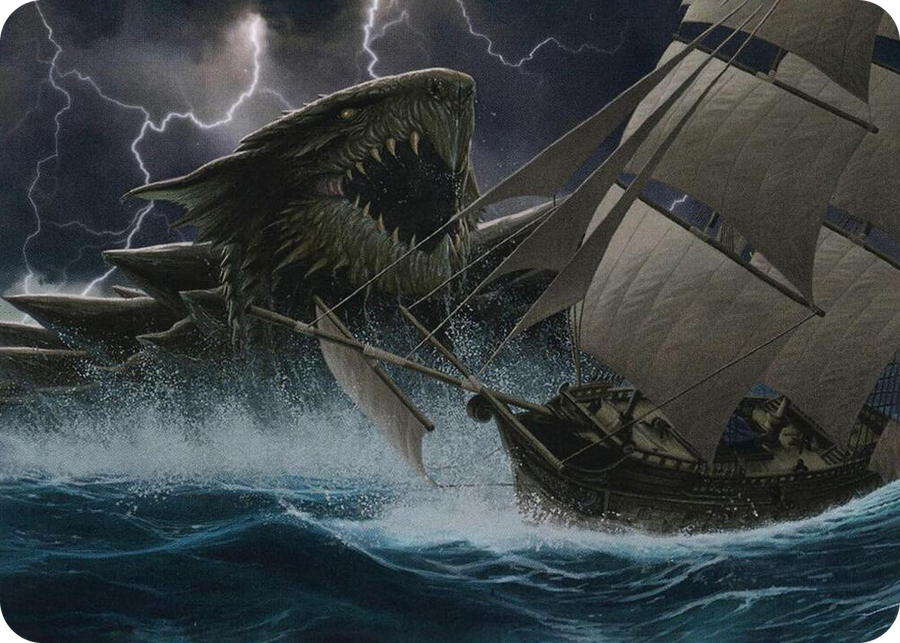 0010 Dragon Turtle Art Card S Art Series: Adventures in the Forgotten Realms