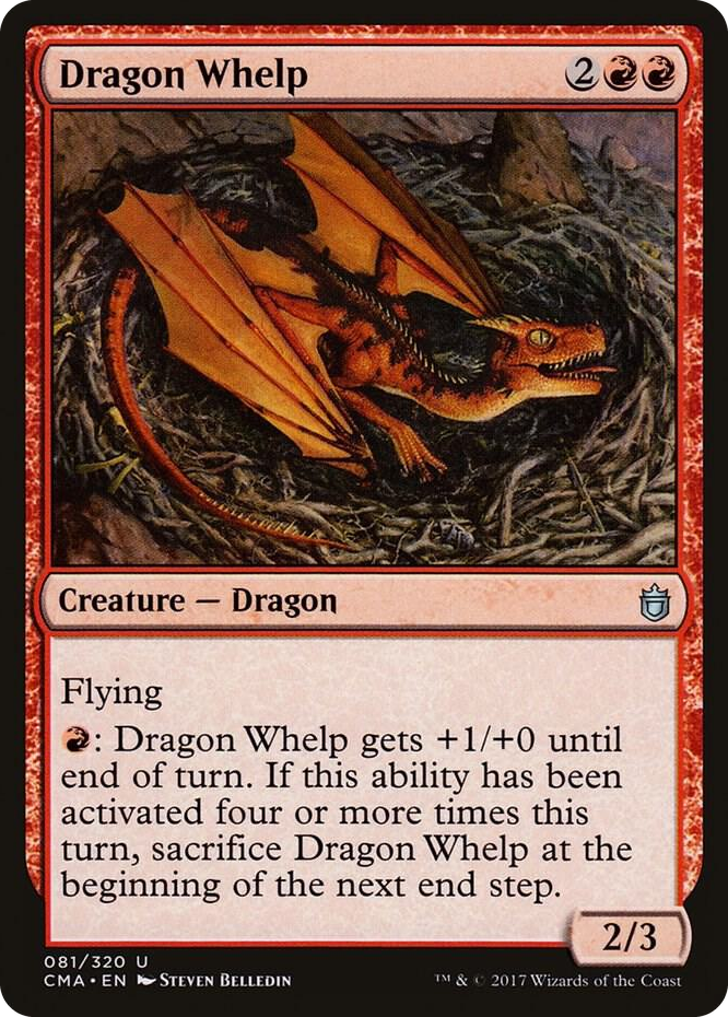 Dragon Whelp #81 U - Commander Anthology Pokemon card