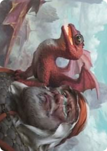 0029 Dragon Whelp Art Card S Art Series: Dominaria United