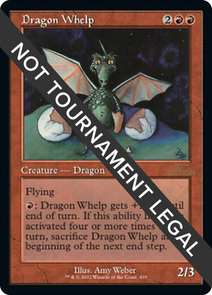 0435 Dragon Whelp (Retro Frame) U 30th Anniversary Edition