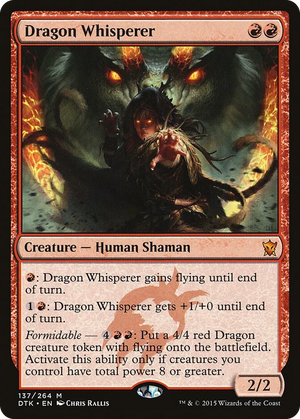 0137 Dragon Whisperer M Dragons of Tarkir