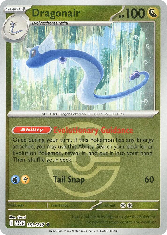 0151 Dragonair (Love Ball) Uncommon Ascended Heroes