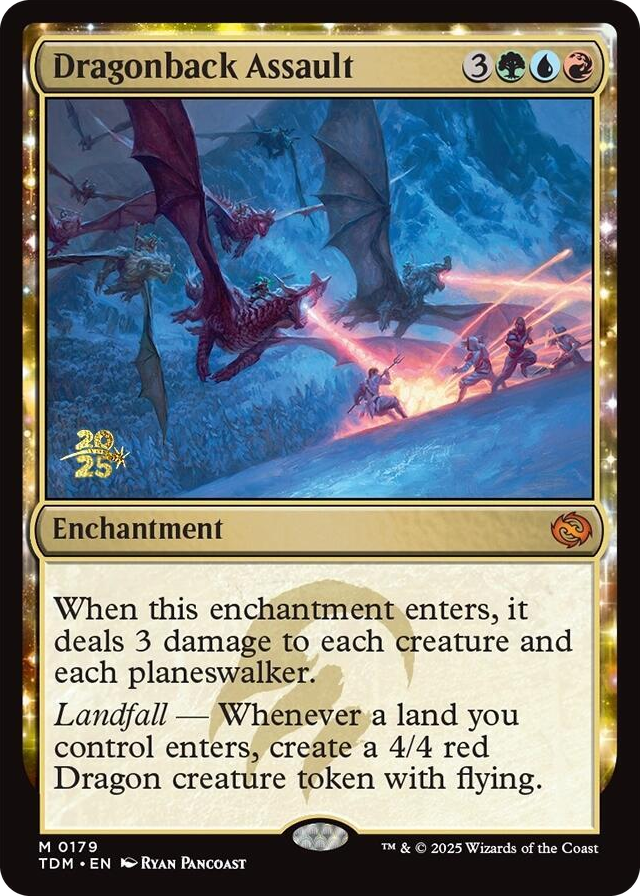 0179 Dragonback Assault M Prerelease Cards