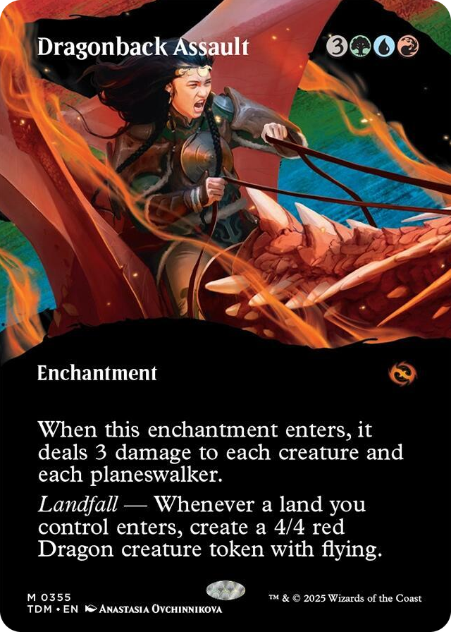 0355 Dragonback Assault (Borderless) M Dragonstorm
