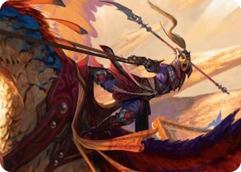 0003 Dragonback Lancer Art Card (3/54) S Art Series: Tarkir: Dragonstorm