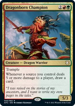 0045 Dragonborn Champion R Commander: Adventures in the Forgotten Realms