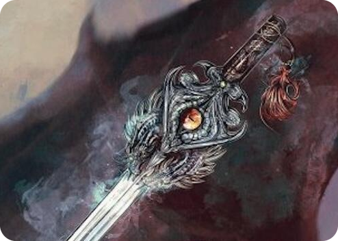 0040 Dragonfire Blade Art Card (40/54) S Art Series: Tarkir: Dragonstorm