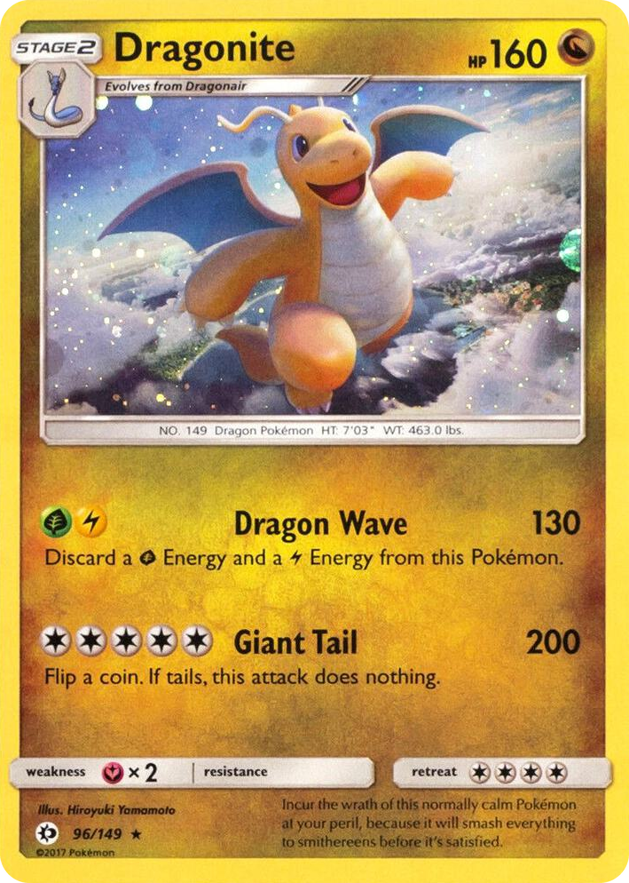 0096 Dragonite - 96/149 (Cosmos Holo) Promo Miscellaneous Cards & Products
