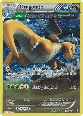 0052 Dragonite (Cosmo Holo) Holo Rare Miscellaneous Cards & Products
