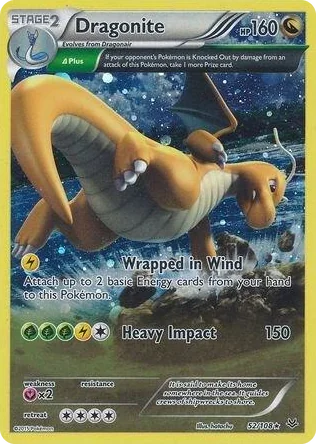 0052 Dragonite (Cosmo Holo) Holo Rare Miscellaneous Cards & Products