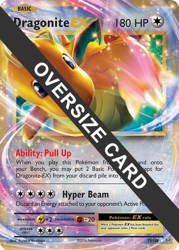 0072 Dragonite EX Promo Jumbo Cards
