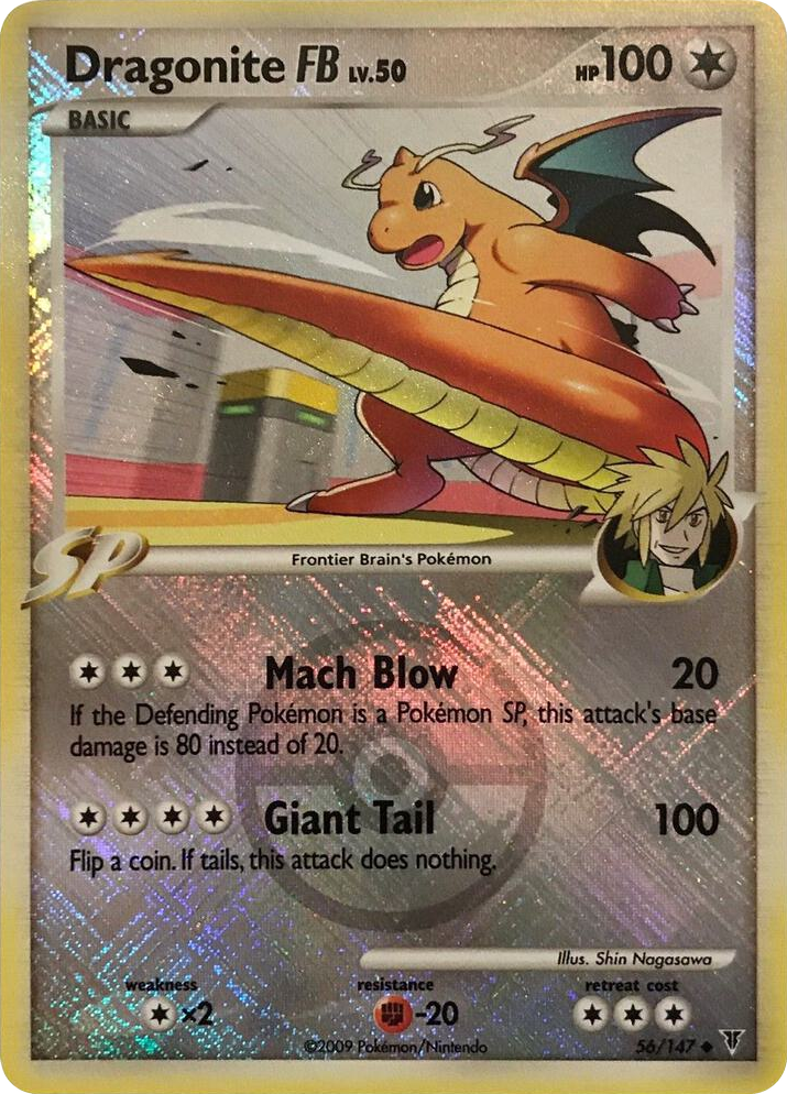 0056 Dragonite FB - 56/147 (League Promo) Promo League & Championship Cards